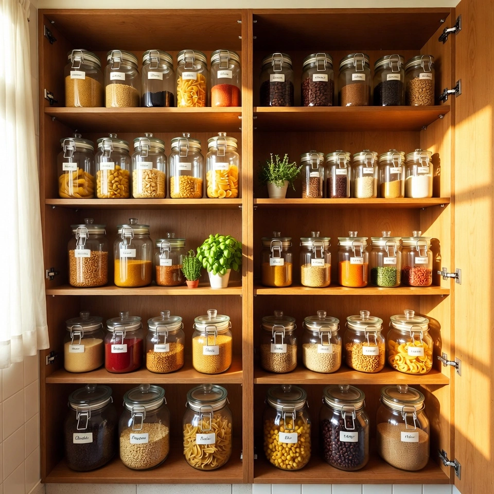 Kitchen Open Shelf Styling Tips