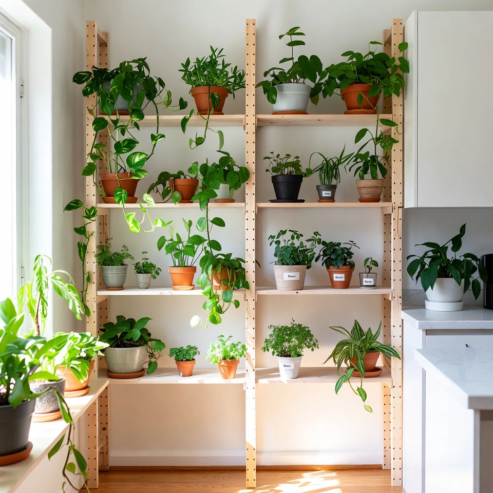Kitchen Open Shelf Styling Tips