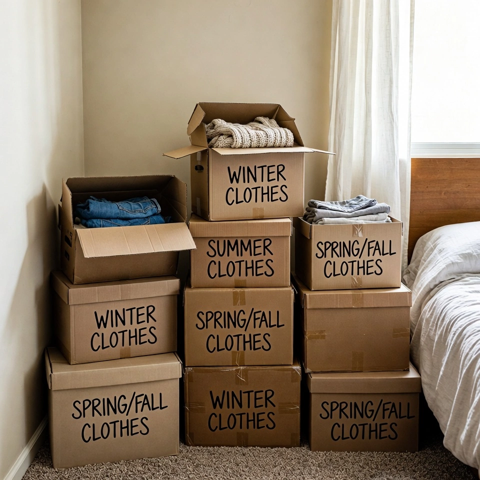 Clothes Organization Small Space Tips